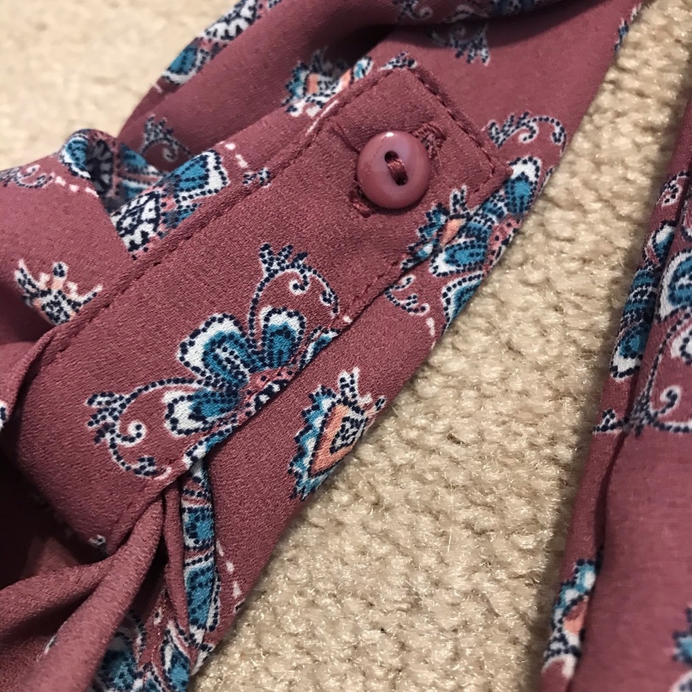 Pink Rose Patterned Dress - Picture 4 of 4